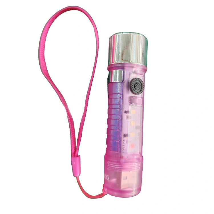 مصباح يدوي LED صغير للشحن عبر USB مع مغناطيس